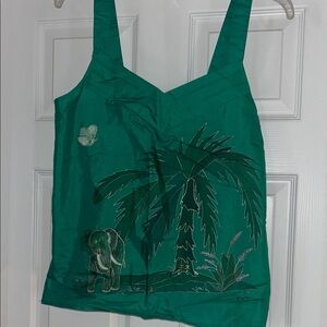 Canda silk tank hand painted 40